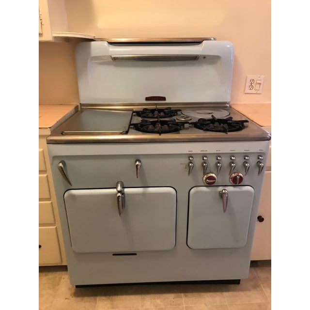 Rare Baby Blue Vintage Chambers Range Model 90c Stove Chairish