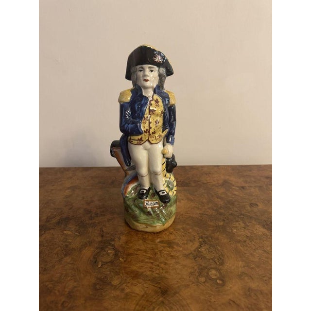 Late 19th Century 19th Century Antique Lord Nelson Toby Jug For Sale - Image 5 of 5