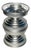 Rl 05 Maxi Candleholder in Silver Plated Brushed Brass by Caspal For Sale