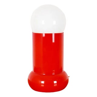 Vintage Table Lamp in Glass For Sale