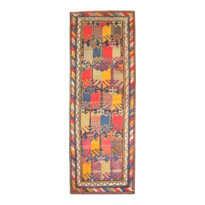Zabihi Collection Geometric Karabagh Runner