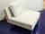 Ligne Roset White Suede Lounge Chair Chrome Modern Designer Accent Chair For Sale In Tampa - Image 6 of 17