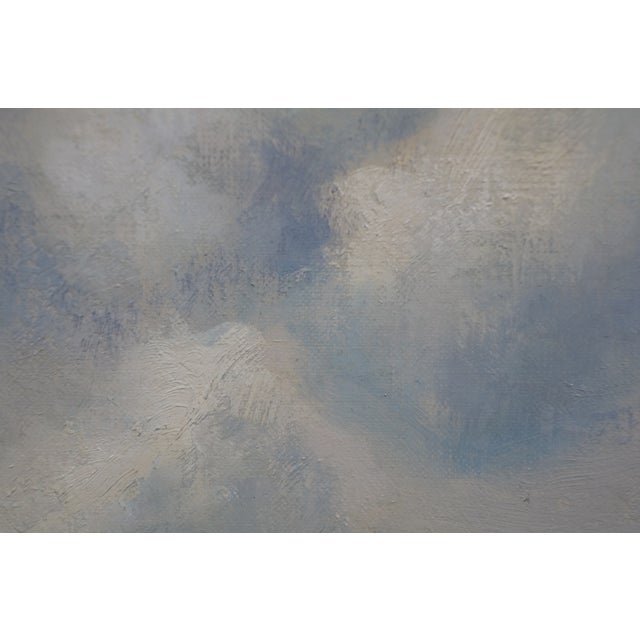 Textile Lewis Bryden Green Meadow Bend Plein Air Landscape Oil Painting 38" For Sale - Image 7 of 14