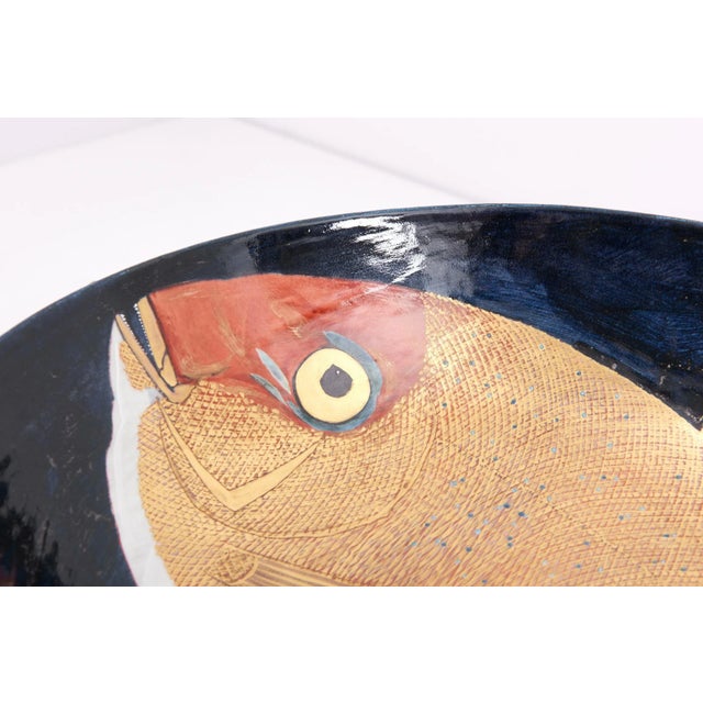 Ceramic Hand-Painted Ceramic Bowl, Japan, 2016 For Sale - Image 7 of 8