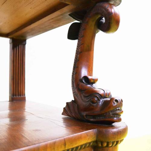Wooden Credenzas with Carved Legs and Doors, Set of 2 For Sale - Image 10 of 18