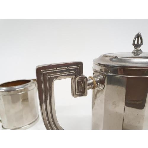 Art Deco Tea Service, 1940s, Set of 3 For Sale - Image 10 of 11