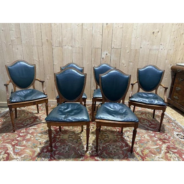 English Chairs, Set of 6 For Sale - Image 9 of 9