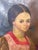 Horacio R. Rocha Painting of Girl With Cat 1940's For Sale - Image 10 of 14