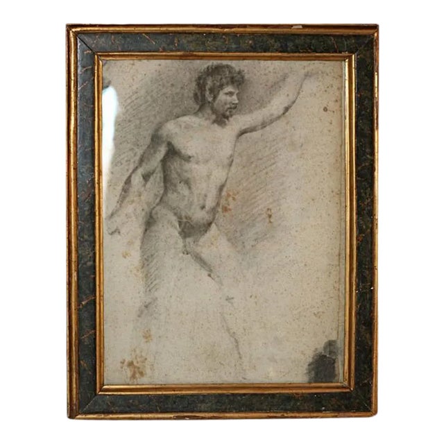 Mid 19th Century Italian Academy Drawing For Sale