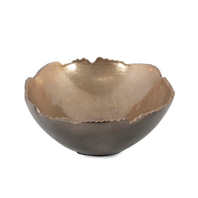 Modern The Baniff Jagged Edged Oval Bowl For Sale - Image 3 of 10