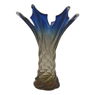 Murano Glass Vase by Flavio Poli, 1960s For Sale