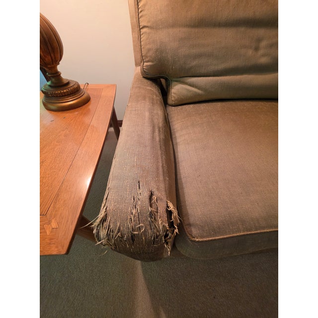 1960s Edward Wormley Dunbar Mid-Century Modern Couch For Sale - Image 10 of 17