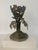 Metal Vintage Art Nouveau Style Grapevine Cast Metal Sculptural Jardinere 8” Tall X 5” Diameter For Sale - Image 7 of 11