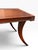 Vintage Red Lion Coffee Table With Curved Legs Solid Wood For Sale - Image 9 of 11