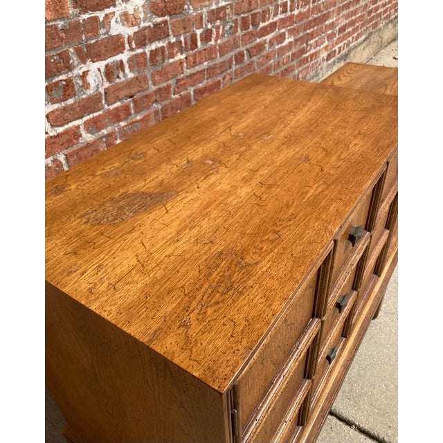 Wood Henredon Custom Folio Three Tiered Modular Dresser For Sale - Image 7 of 18