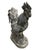 French Country Vintage French Country Style Cast Iron Rooster Garden Statue For Sale - Image 3 of 12