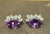 22 Ct Natural Amethyst & 3.60 Ct Pear shape Diamond Stud Earrings, 14KWG, A Pair For Sale - Image 4 of 18