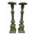 Monumental 41” Cast Iron Neoclassical Pricket Floor Candlesticks - A Pair For Sale