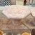 Vintage Set of 3 Pale Pink Octagonal Faux Stone Nesting Tables For Sale - Image 9 of 12