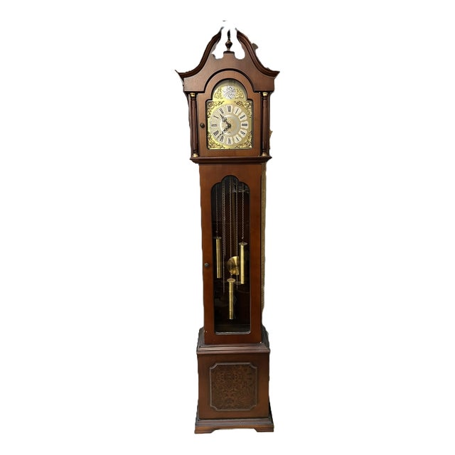 Vintage Tempus Fugit Pendulum Clock For Sale