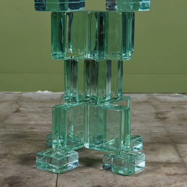 Postmodern Glass Bistro Table For Sale - Image 13 of 17