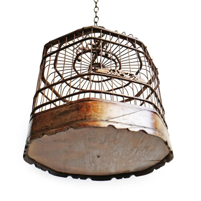 Vintage Chinese Bird Cage For Sale - Image 4 of 9