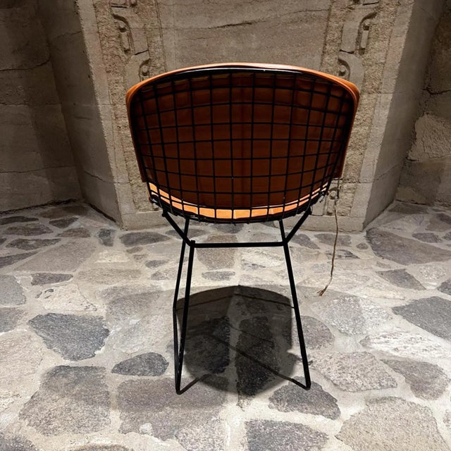 For your consideration, iconic Bertoia Side Chair (Model 420), designed by the renowned Italian-American artist and...