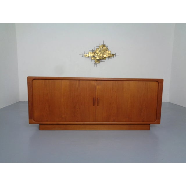 Large Teak Tambour Sideboard from Dyrlund, 1960s For Sale - Image 17 of 17