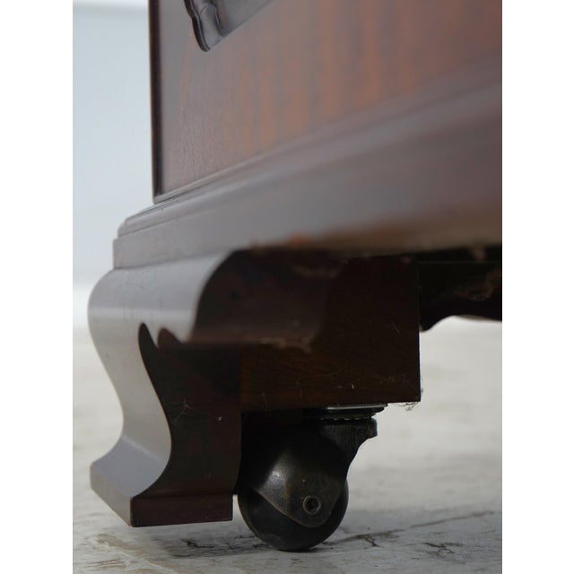 Henkel Harris Mahogany Flip Top Server For Sale - Image 12 of 18