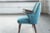 1950s Danish Midcentury Easy Chair With Teak Armrests, 1950's For Sale - Image 5 of 10