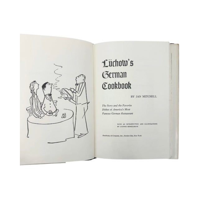 Mid-Century Modern Luchow's German Cookbook by Jan Mitchell 1952 For Sale - Image 3 of 13