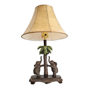 Lamp Elephants Palm Tree