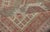 Red Vintage Turkish Oushak Rug With Geometric Design in Soft Red, and Light Green 2'6"x3'10" For Sale - Image 8 of 9
