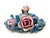 Antique European Dresden Hand-Decorated Floral Porcelain Place Card Holders, Set of 7 – Flower, Romantic / Victorian Revival For Sale - Image 11 of 18