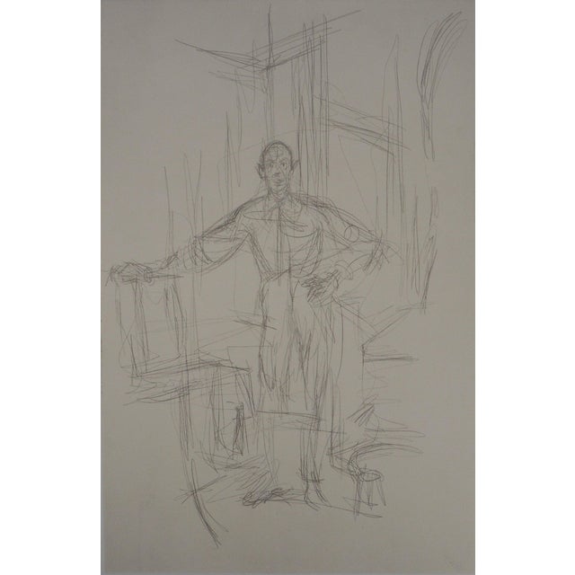 Alberto Giacometti, Portrait de Diego, Lithograph For Sale