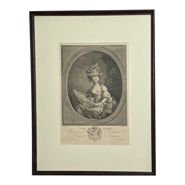 Late 19th Century The Age Agreable Engraving, France 1770 For Sale