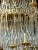 Hollywood Regency Gilt Bronze and Crystal Chandelier For Sale In New York - Image 6 of 13