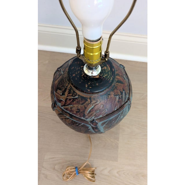 1990s Postmodern Ceramic Lamp Brutalist Style by Elite Lighting For Sale - Image 4 of 13