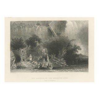 The Landing on the American Side, 1800s, Paper For Sale