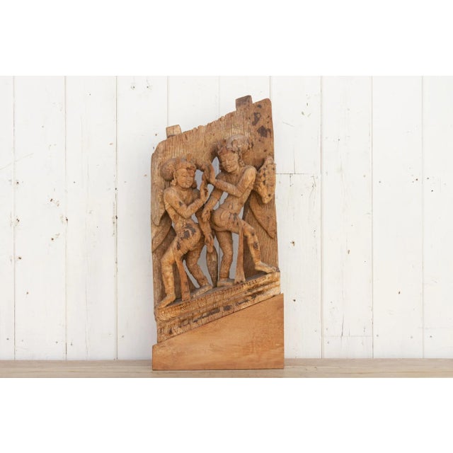 Asian 18th Century Rajput Carved Warrior For Sale - Image 3 of 11