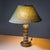 Wood Mid-20th Century Table Lamp in Glass and Wood, Probably Italy For Sale - Image 7 of 11