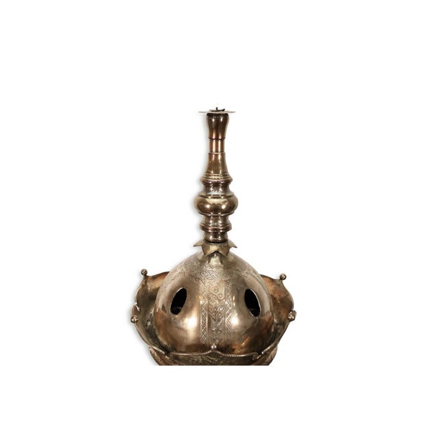 Late 20th Century Meriden Britannia Co Ornamental Silver Plate Centerpiece Candle Holder For Sale - Image 5 of 10
