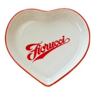 1980's Fiorucci Italy Heart Vide Poche For Sale