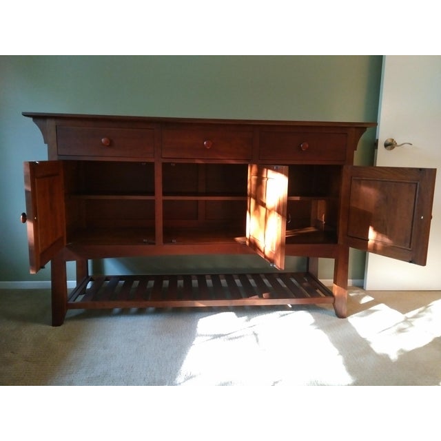 Ethan Allen American Impressions Cherry Buffet Chairish