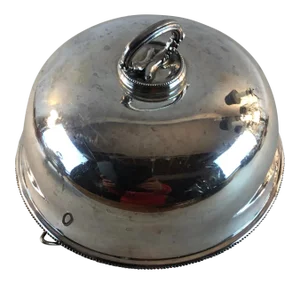 Silver Plate Serving Food Warmer Dome Lid