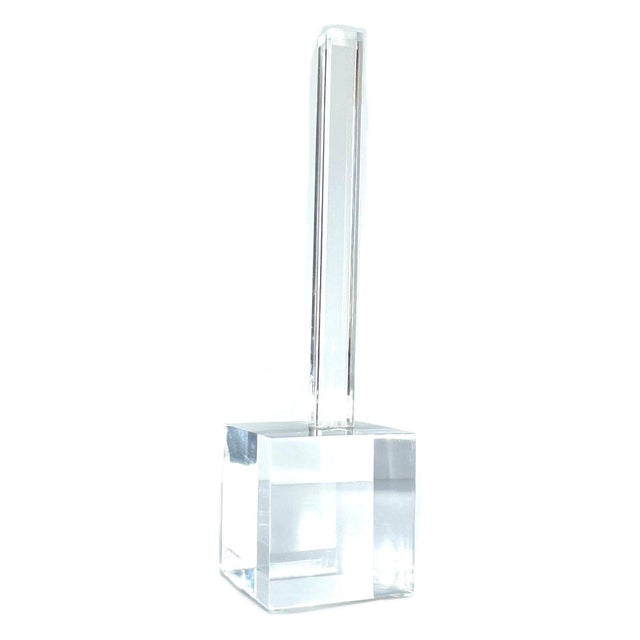 Vintage Hausa Shantu Percussion Flute With Stand From Nigeria - 25" H For Sale - Image 9 of 10