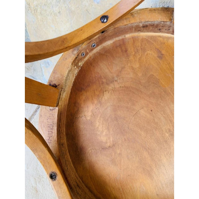 Vintage Bentwood Stool from Baumann, 1950s For Sale - Image 18 of 18