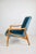 Czech Model Armchair in Ocean Blue attributed to Jiri Jiroutek, 1970s For Sale - Image 6 of 13