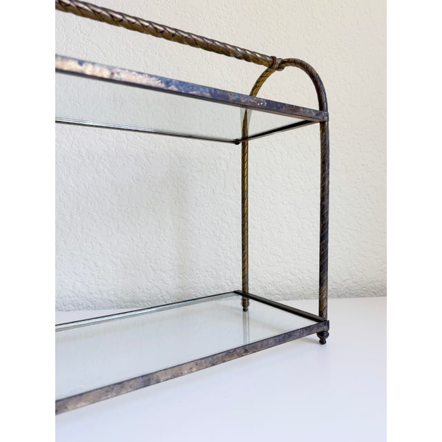 Vintage Brass Tabletop Etagere, 1960s For Sale - Image 13 of 13