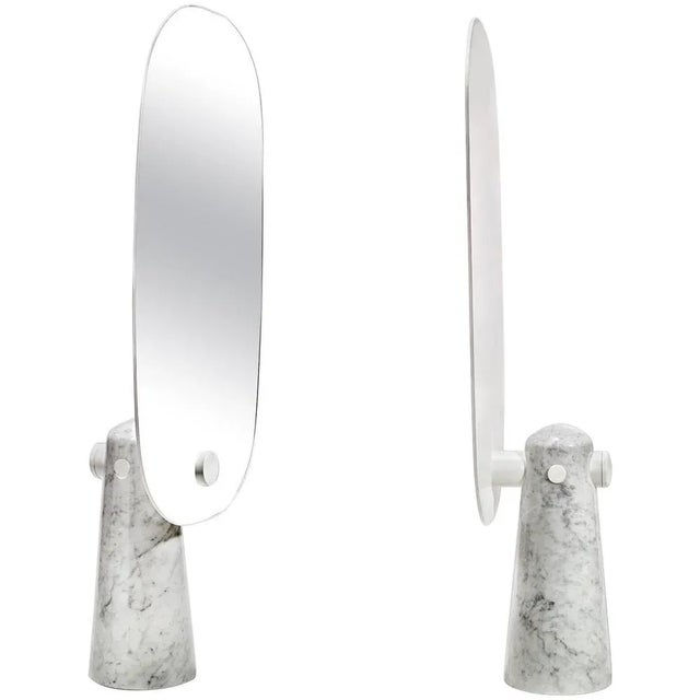 Contemporary Black Marble Iconic Mirror by Dan Yeffet and Lucie Koldova For Sale - Image 3 of 10